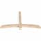 Ekena Millwork Bellingham Smooth Timber Gable Bracket, Douglas Fir, 60"W x 35"H x 3 1/2"D x 3 1/2"F, 14/12 Pitch GBW060X35X0404BEL00SDF - alternate 5